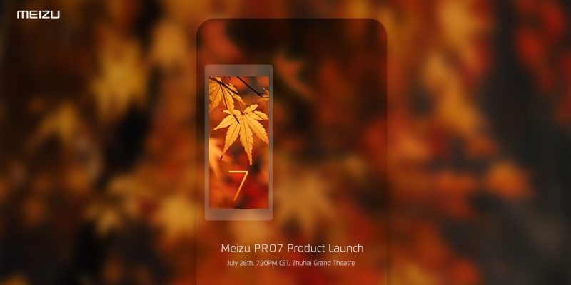 Появилось официальное изображение Meizu Pro 7 с датой запуска Появилось официальное изображение Meizu Pro 7 с датой запуска