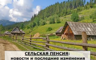 Сельская пенсия: влияние проведенной реформы и новости Сельская пенсия: новости и последние изменения