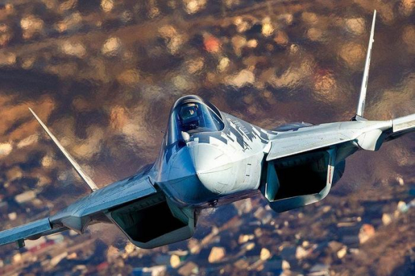 Истребитель Су-57 испытали в беспилотном режиме Истребитель Су-57 испытали в беспилотном режиме0