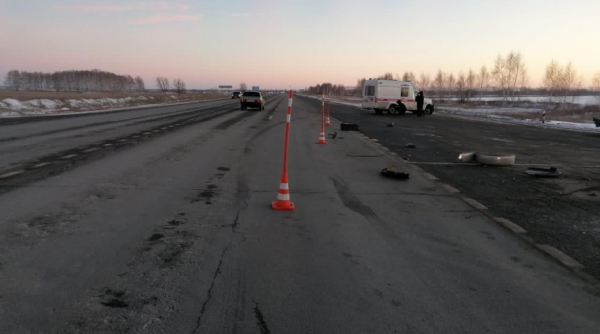 В Омской области дама на иномарке попала в ДТП: есть пострадавшие Происшествия в Омске0
