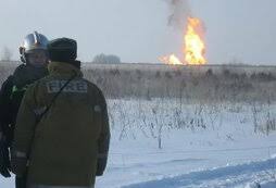 Из-за взрыва на трубопроводе в Оренбуржье прекращен транзит газа в Казахстан Из-за взрыва на трубопроводе в Оренбуржье прекращен транзит газа в Казахстан
