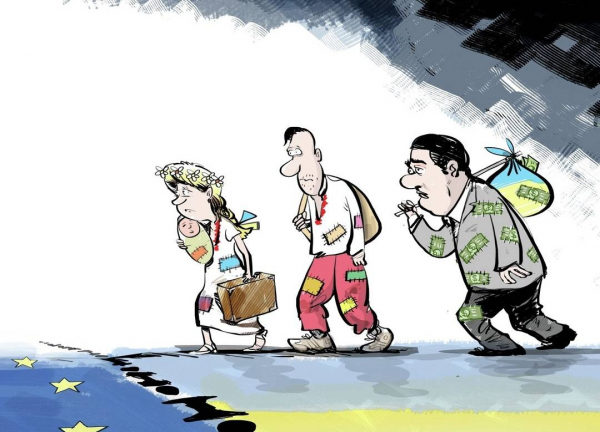 Украину покидают люди и деньги Украину покидают люди и деньги0