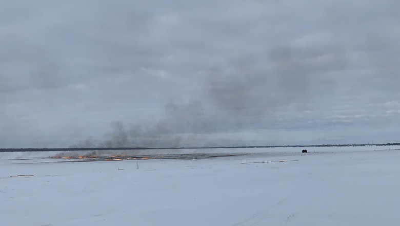 Пожар на трубопроводе СИБУРа под Нижневартовском не могут потушить уже две недели Пожар на трубопроводе СИБУРа под Нижневартовском не могут потушить уже две недели
