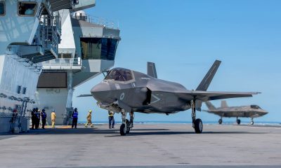 Авианосец «Queen Elizabeth» потерял палубный F-35 Авианосец «Queen Elizabeth» потерял палубный F-35