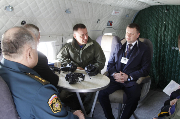 Трагически погибший глава МСЧ посещал Ростовскую область весной прошлого года Трагически погибший глава МСЧ посещал Ростовскую область весной прошлого года2