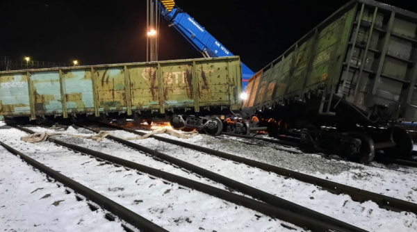 В Омске сошли с рельсов несколько ж/д вагонов – возбуждено уголовное дело Происшествия в Омске0