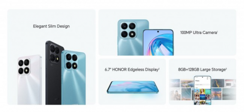 Honor X8a поступит в продажу ко Дню святого Валентина Honor X8a