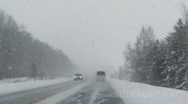 На Омскую область обрушатся похолодание до -15 °С и метель Погода в Омске0